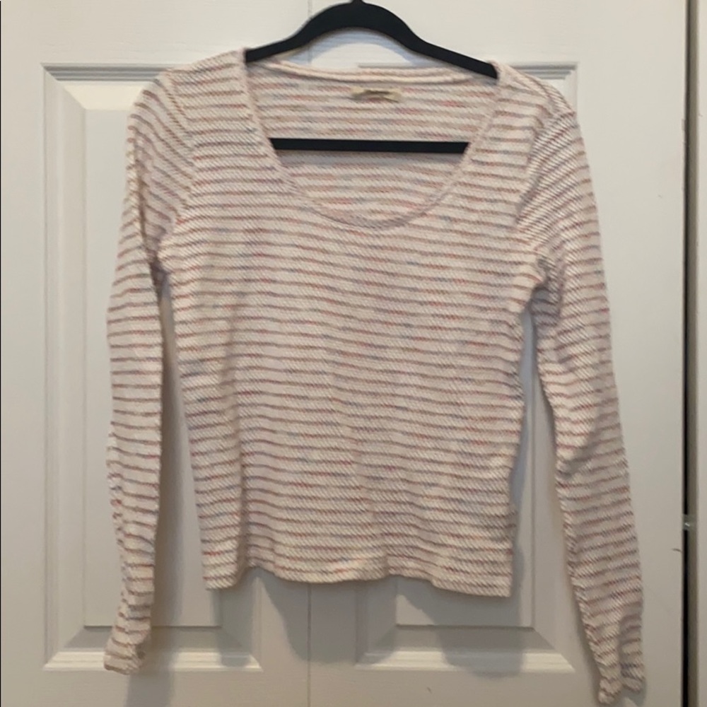 Rainbow striped sweater
